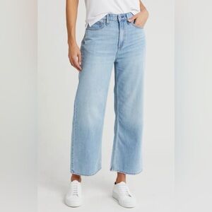 rag & bone Lori Crop Wide Leg Jeans Size 34